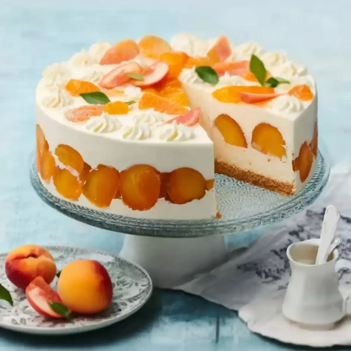 Pfirsichtorte