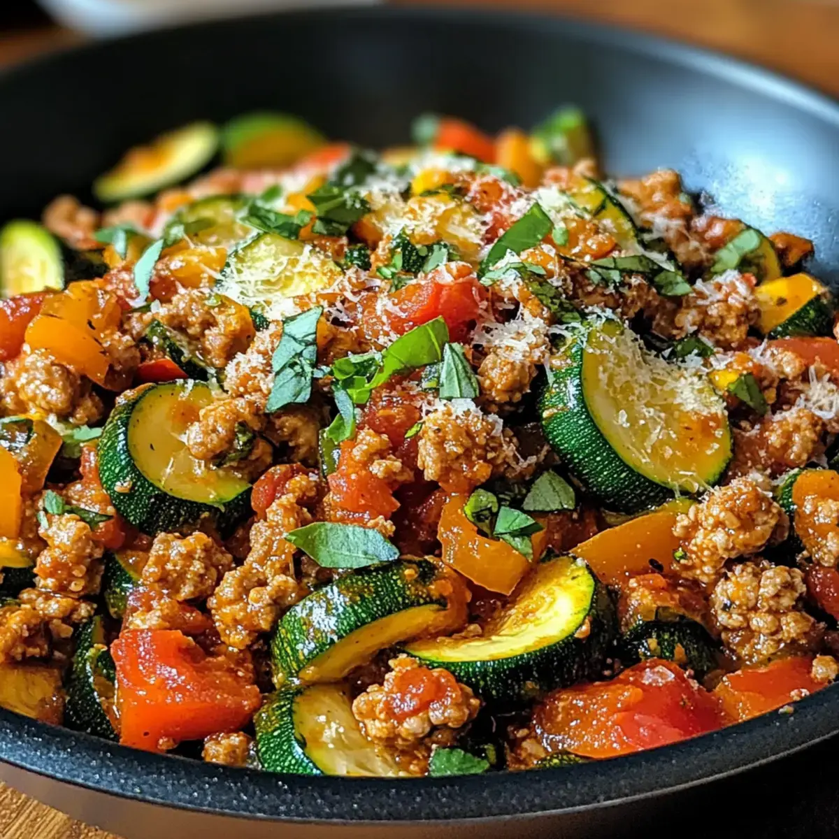 Puten-Zucchini-Pfanne