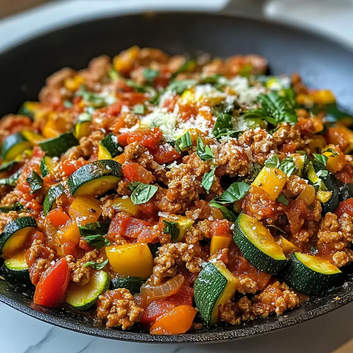 Puten-Zucchini-Pfanne