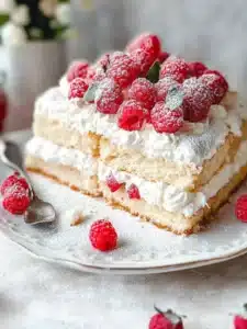 Fluffiger Raffaello Kuchen