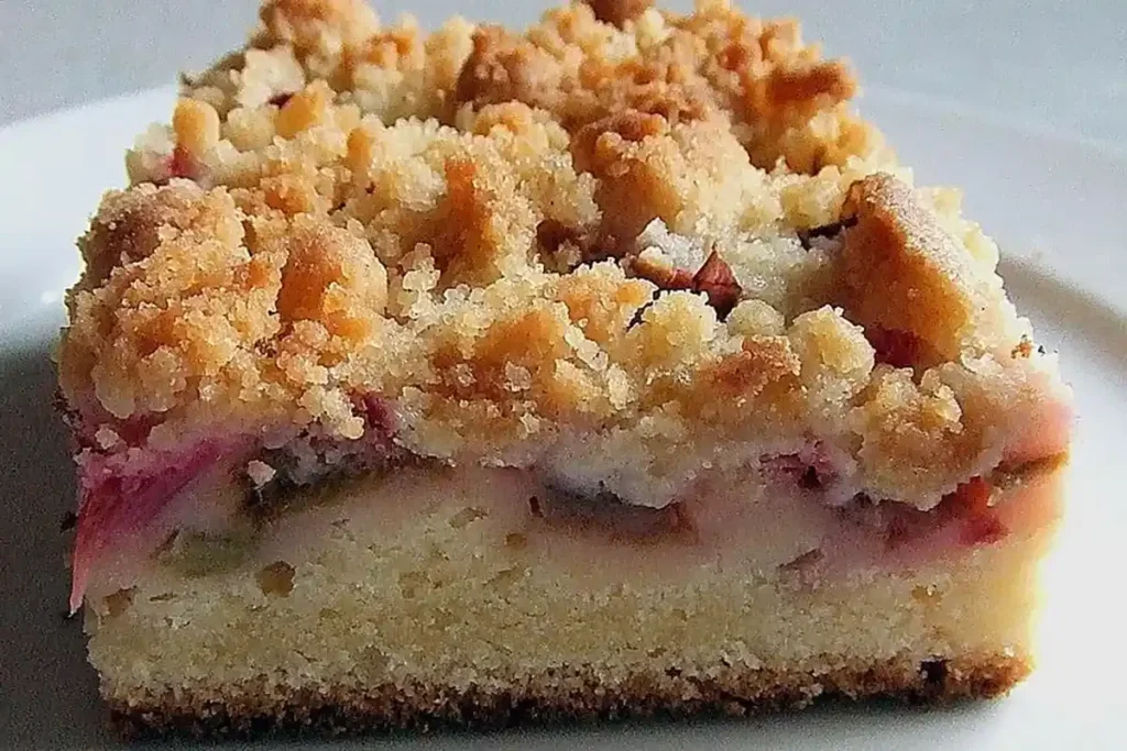 Rhabarber Streuselkuchen