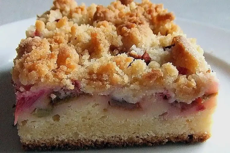 Rhabarber Streuselkuchen
