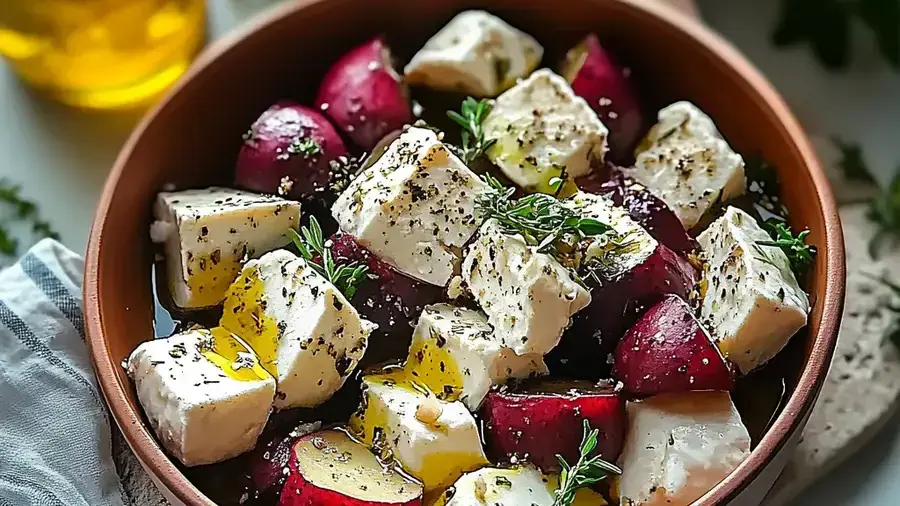 Rote Bete Salat mit Feta