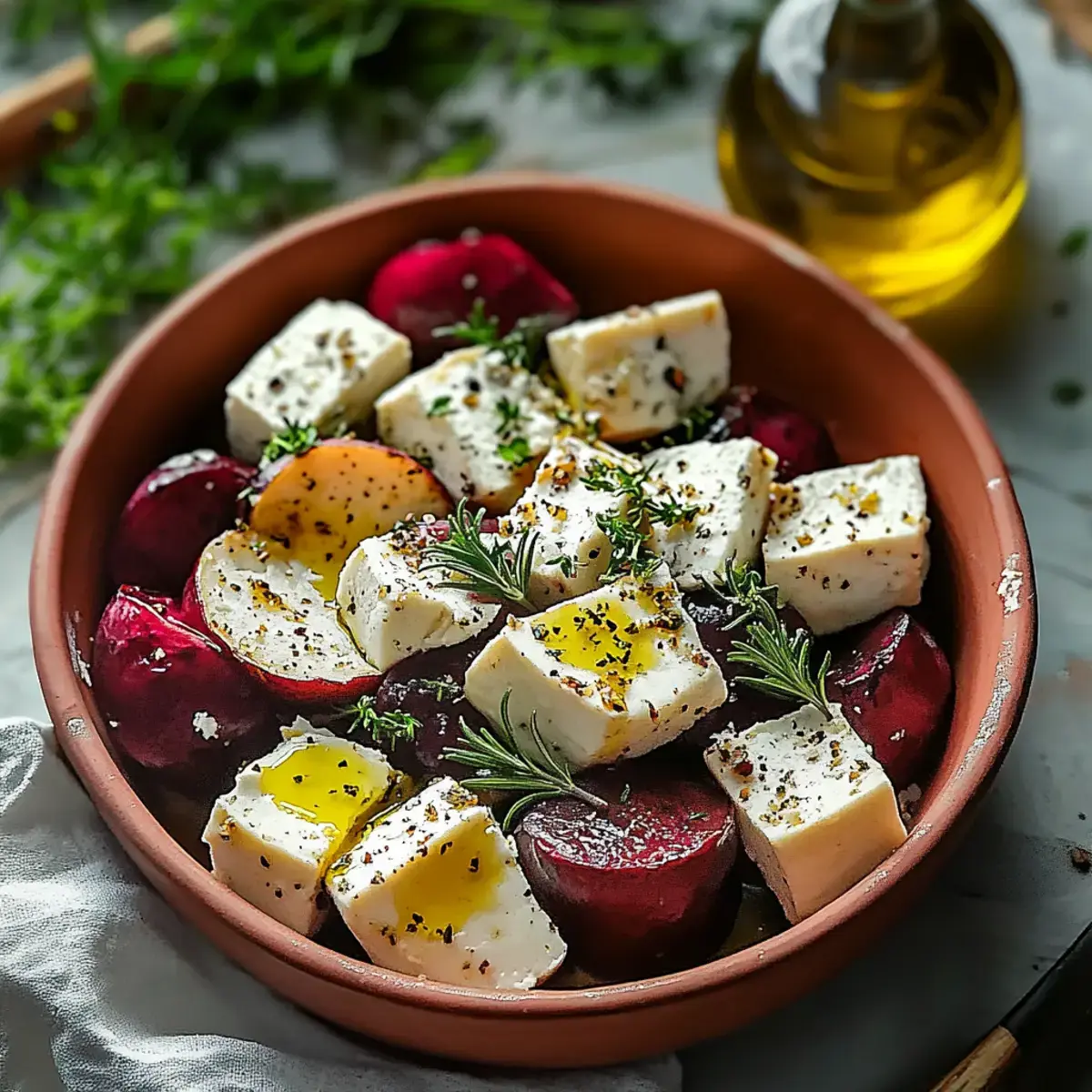 Rote Bete Salat mit Feta