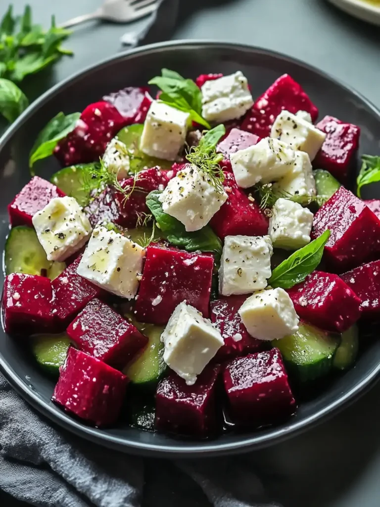 Rote Bete Salat mit Feta