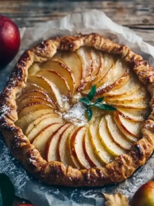 Rustikale Honeycrisp-Apfelgalette