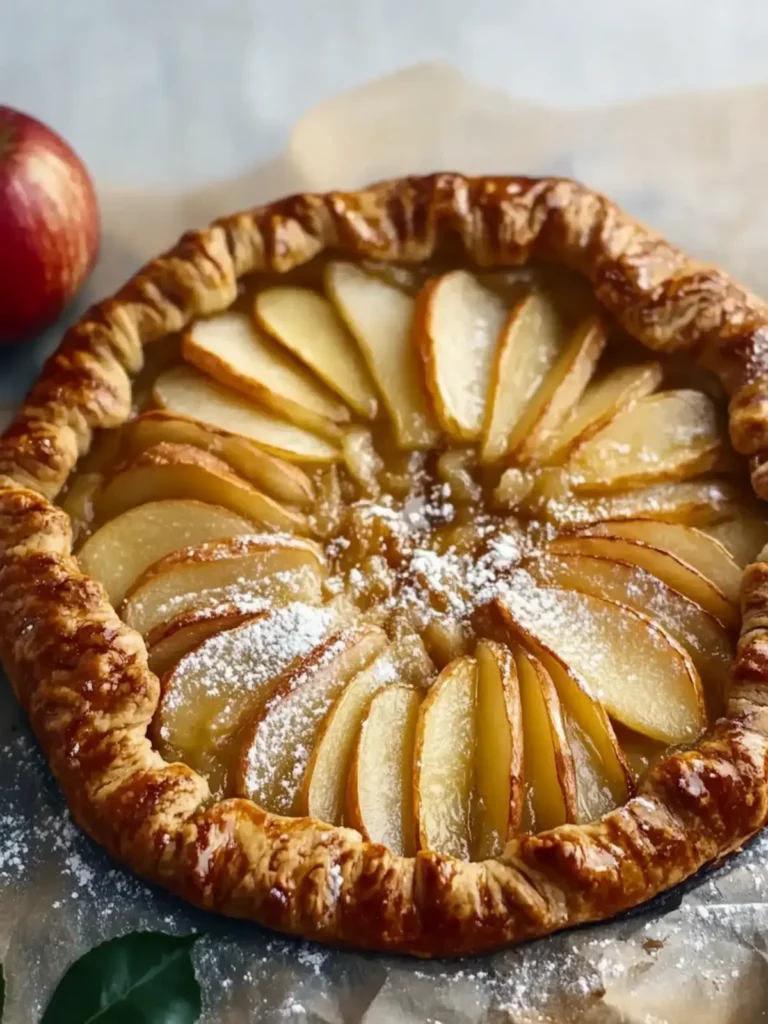 Rustikale Honeycrisp-Apfelgalette