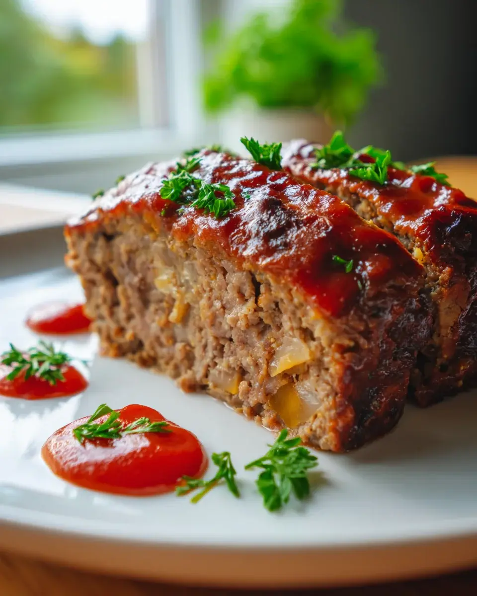 Saftiger Hackbraten Aus Dem Ofen