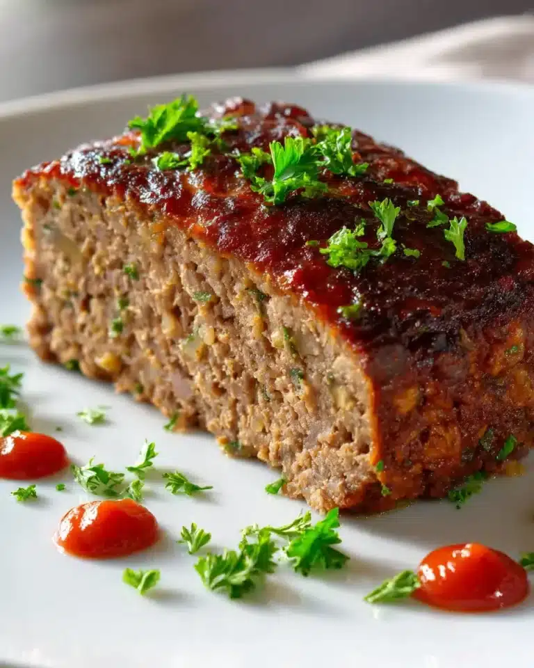 Saftiger Hackbraten Aus Dem Ofen