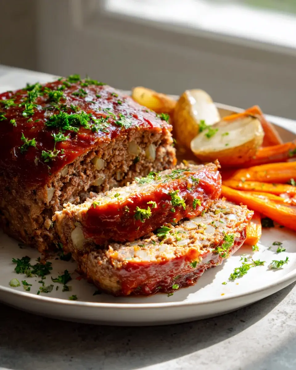 Saftiger Hackbraten Rezept