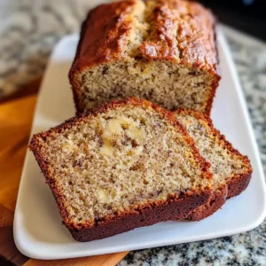 Saftiges Sauerrahm Bananenbrot