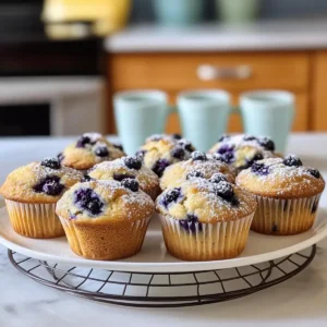 Sauerteig Heidelbeer Muffins