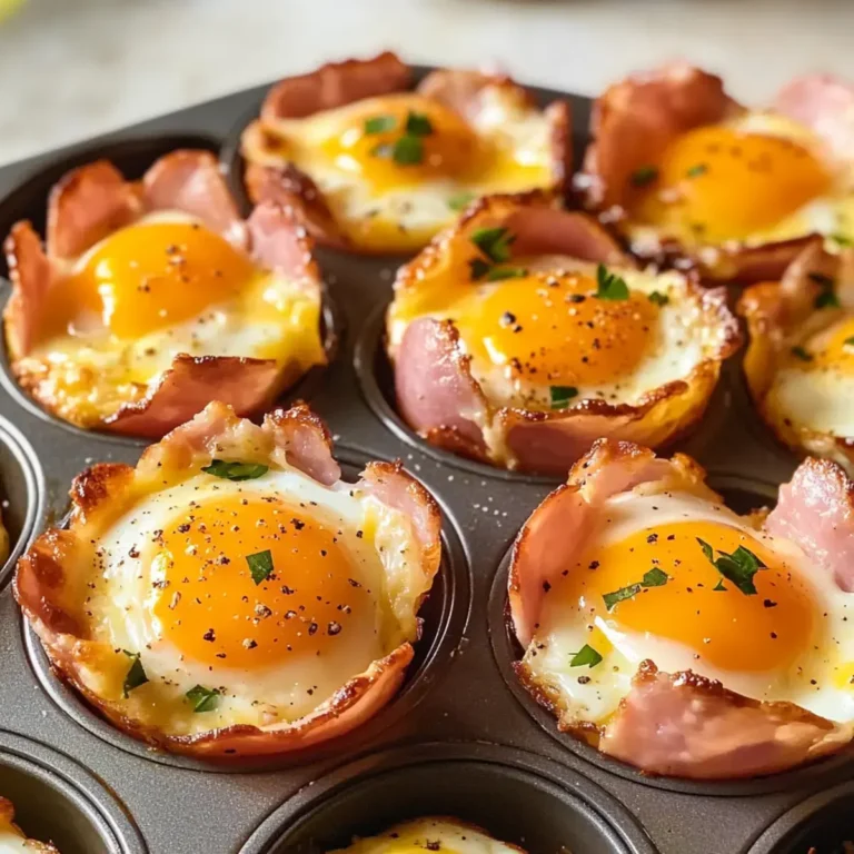 Schinken und Käse Eierbecher