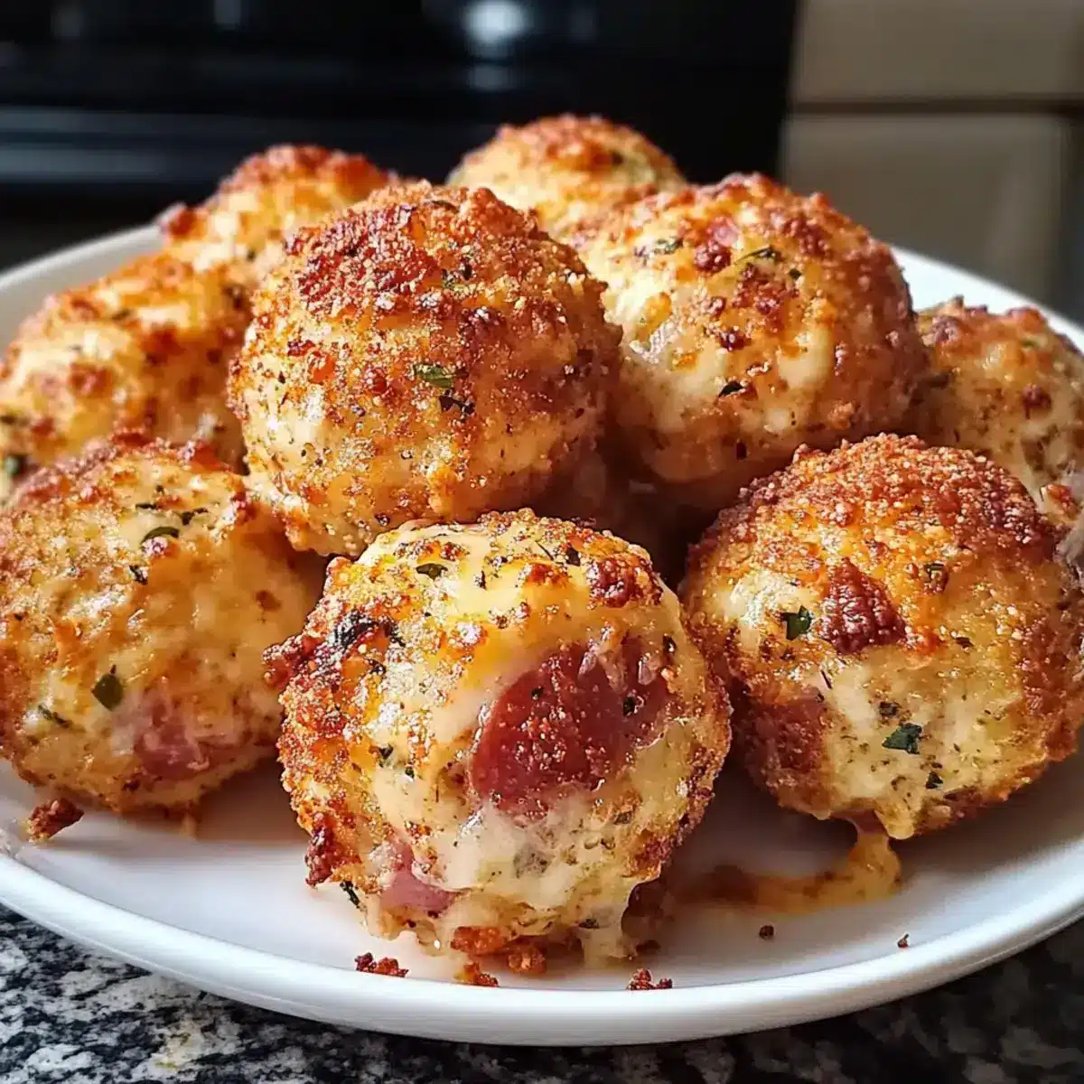 Schnelle Pizza Bällchen
