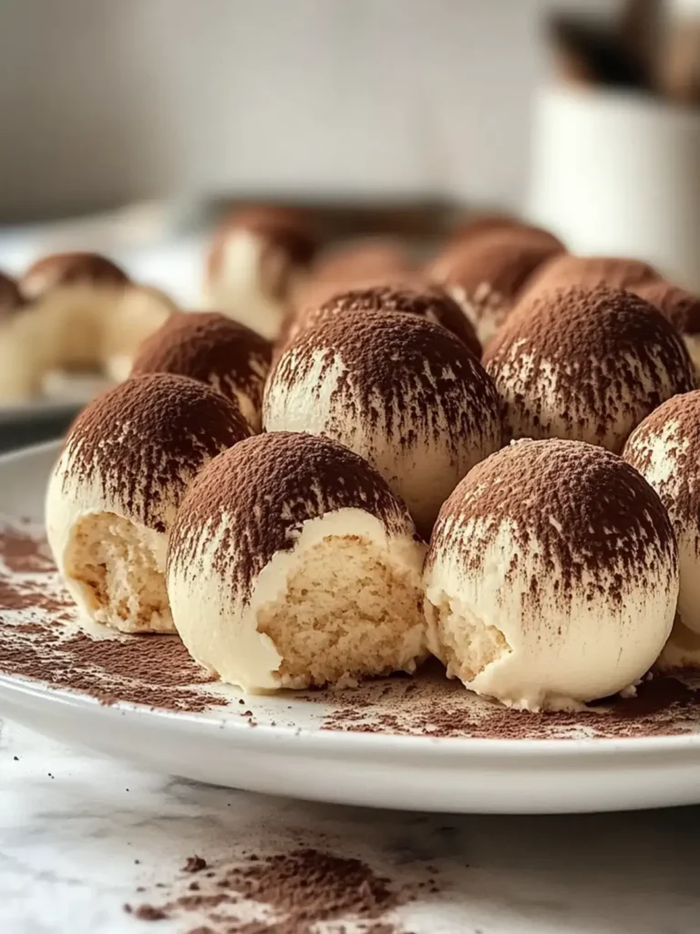 Schnelle Tiramisu Bällchen