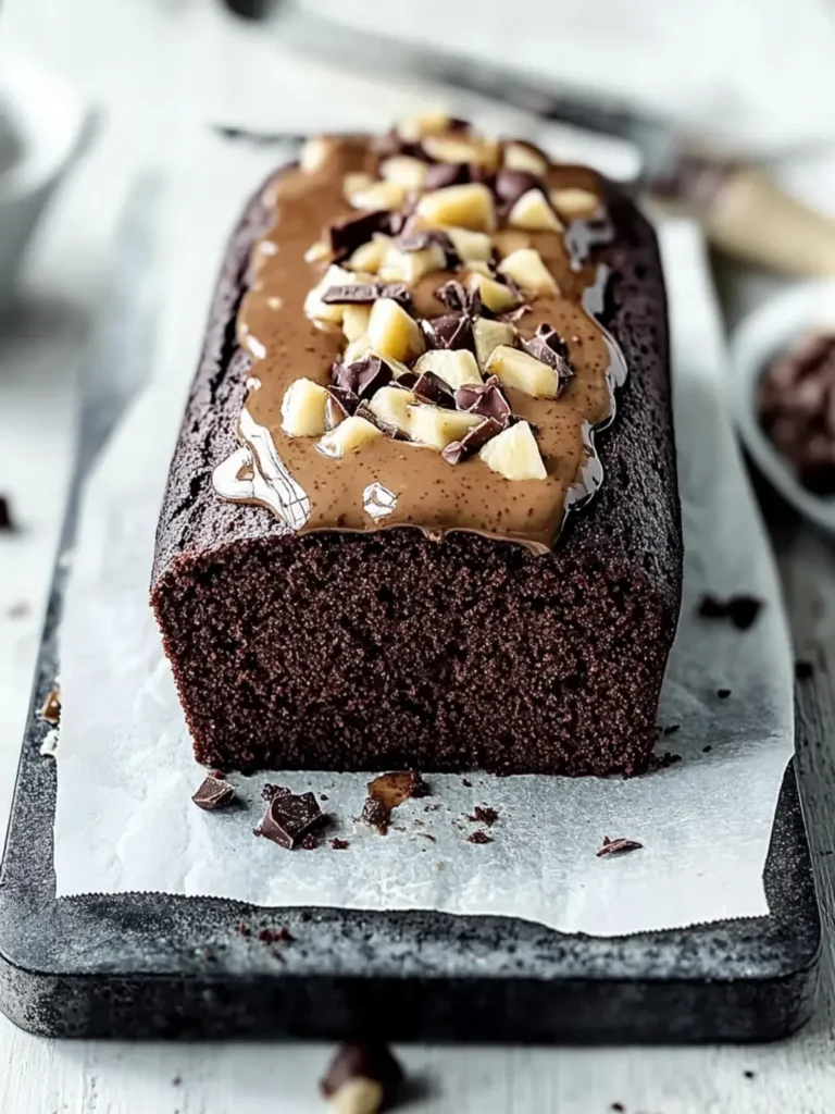 Schokoladen Erdnussbutter Bananenbrot