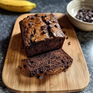 Schokoladen-Espresso-Bananenbrot