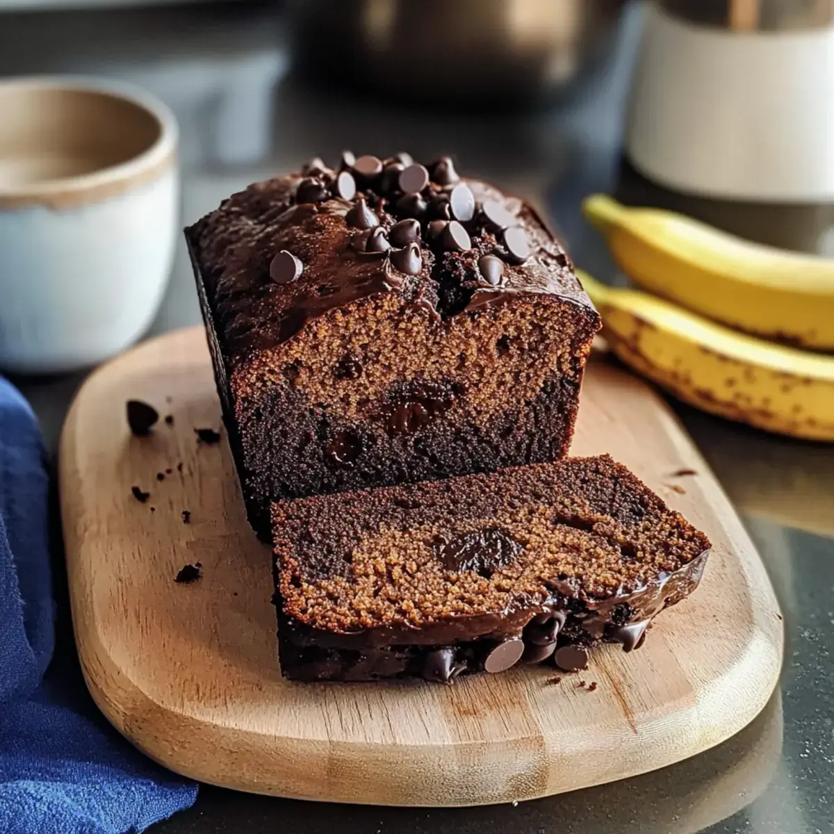 Schokoladen Espresso Bananenbrot
