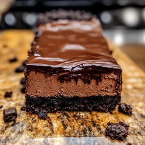 Schokoladen-Käsekuchen Bars (No-Bake)