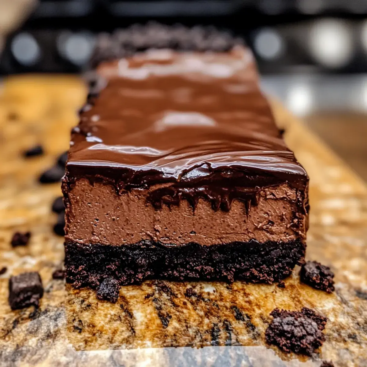 Schokoladen-Käsekuchen Bars