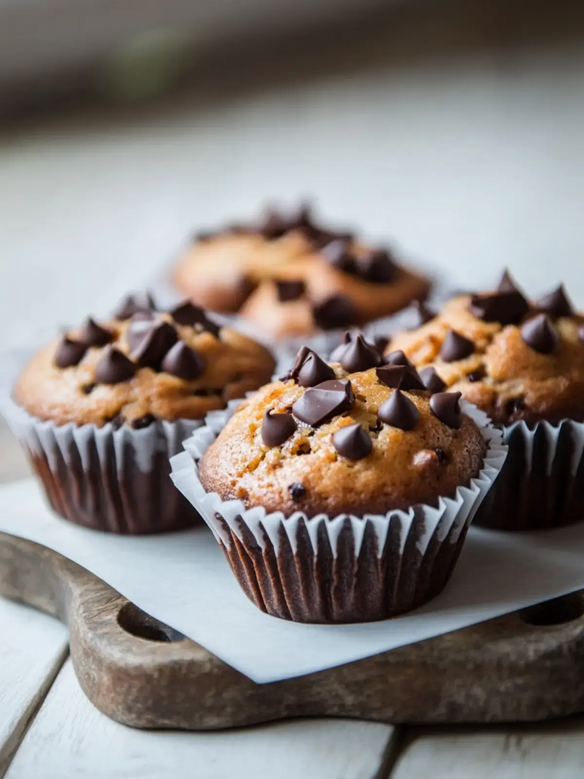 Schokoladenstückchen Muffins