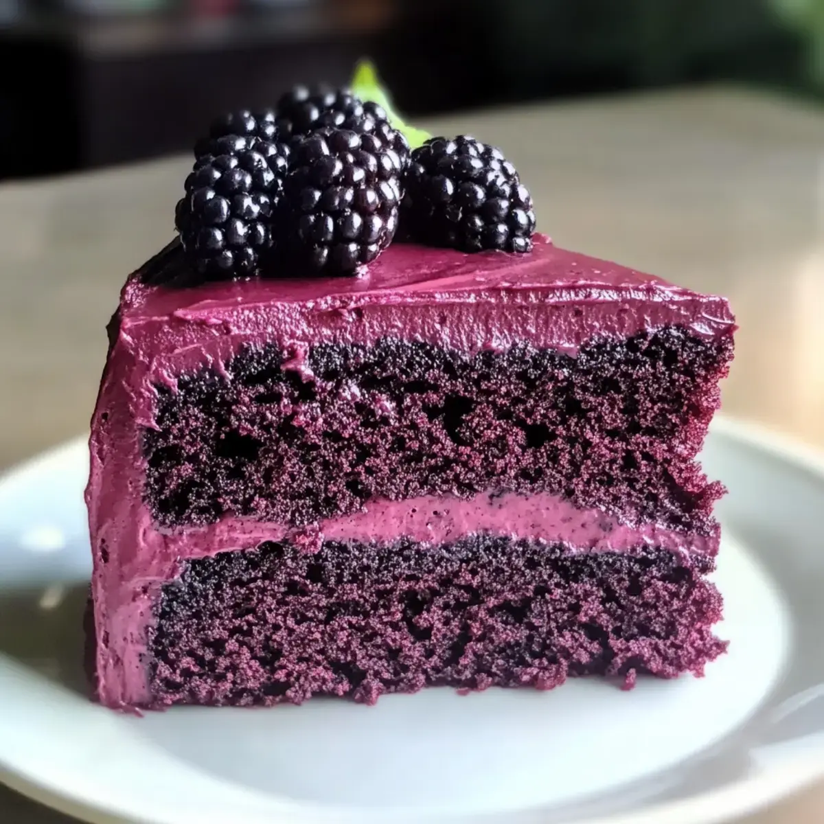 Schwarze Johannisbeer-Velvet-Kuchen