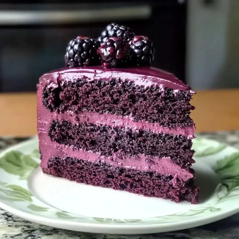Schwarze Johannisbeer-Velvet-Kuchen