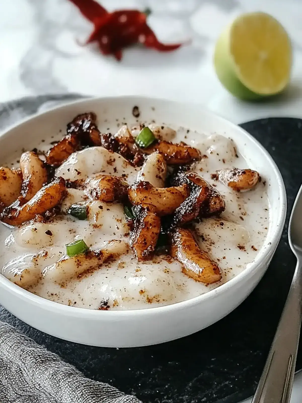 Schwarzes Pfeffer Hähnchen