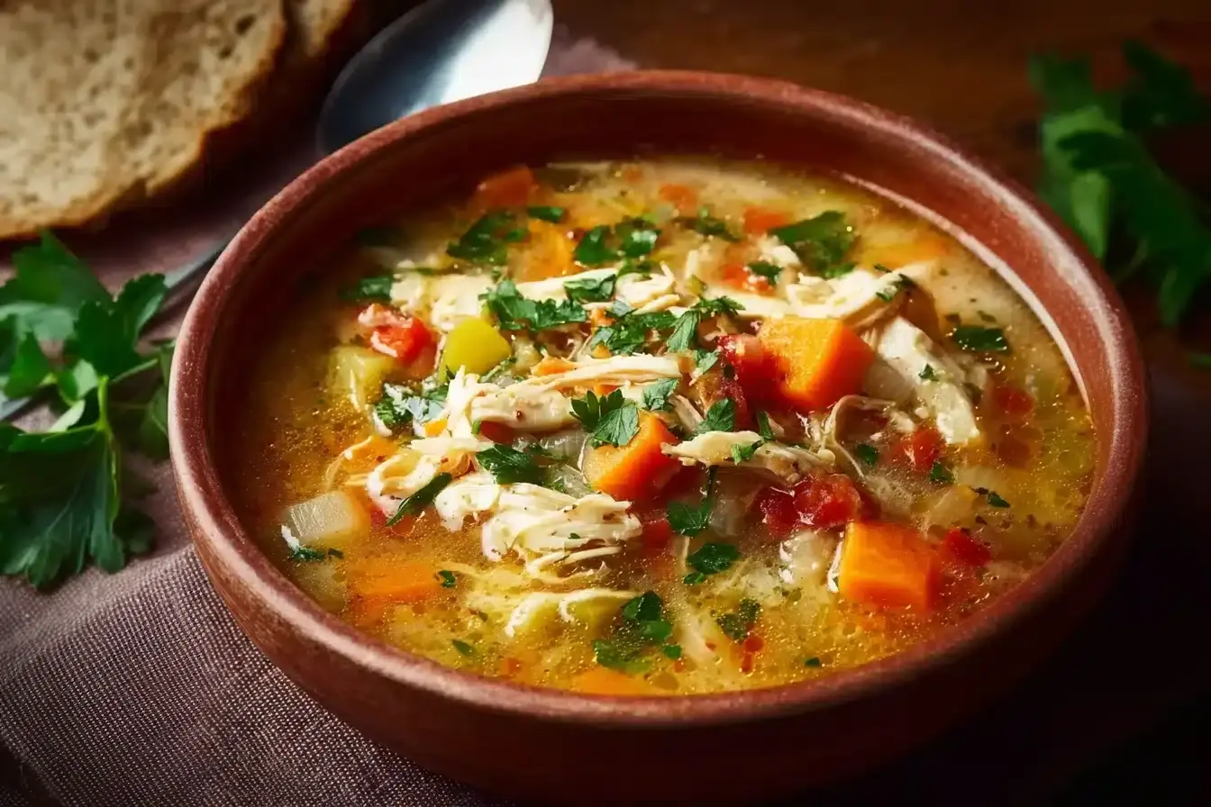Sizilianische Hühnersuppe