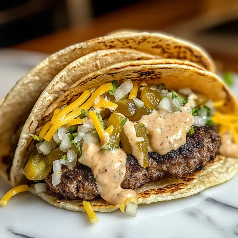 Smash Burger Tacos