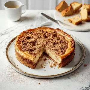 Spekulatius Käsekuchen mit Streusel