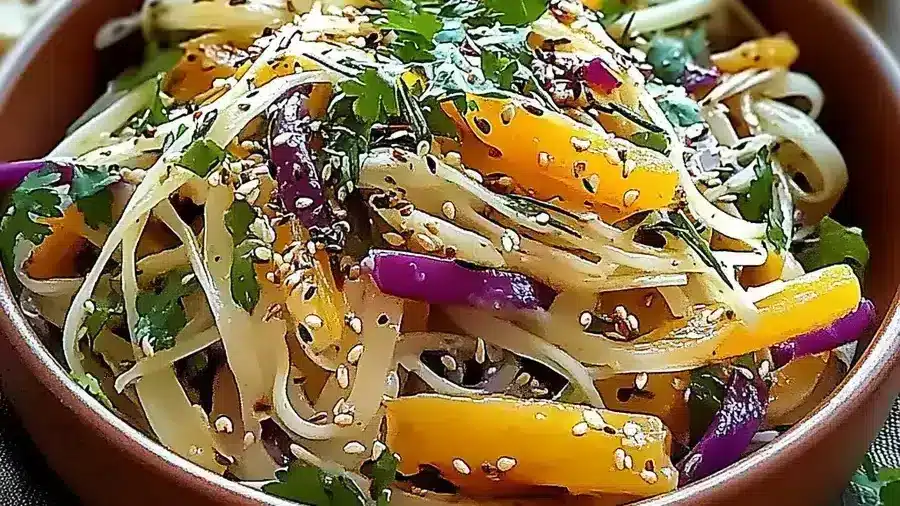 Spitzkohl Mango Salat