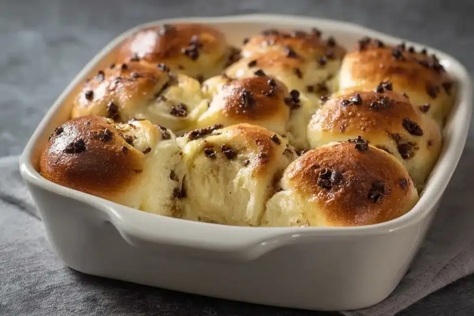 Süße Schokobrötchen aus Hefeteig