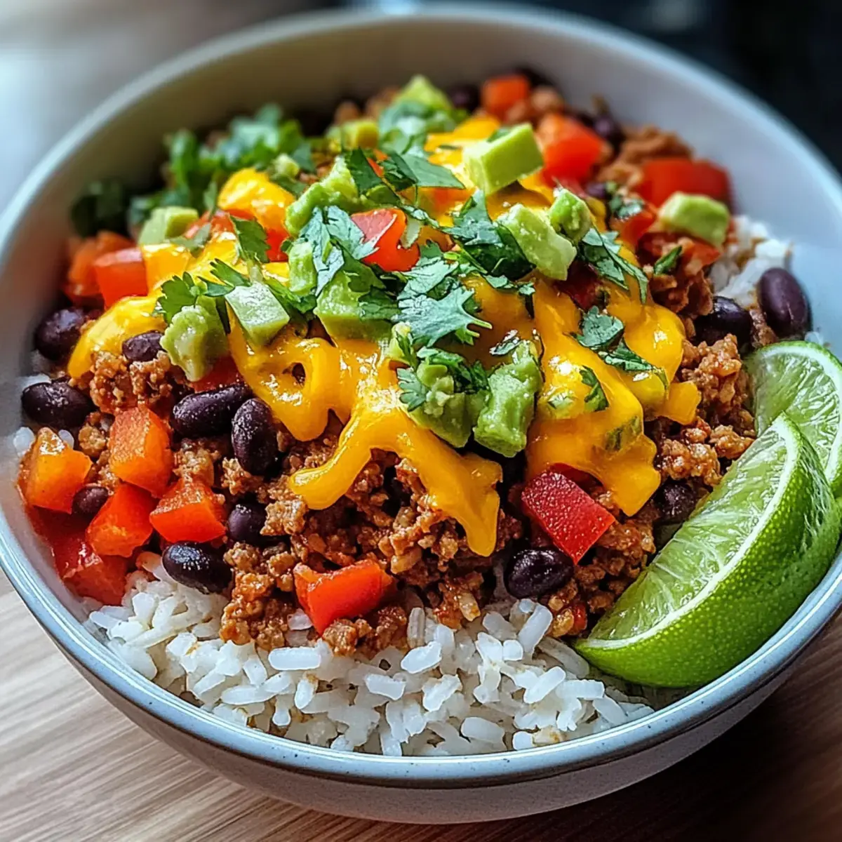 Taco Reis Schüssel