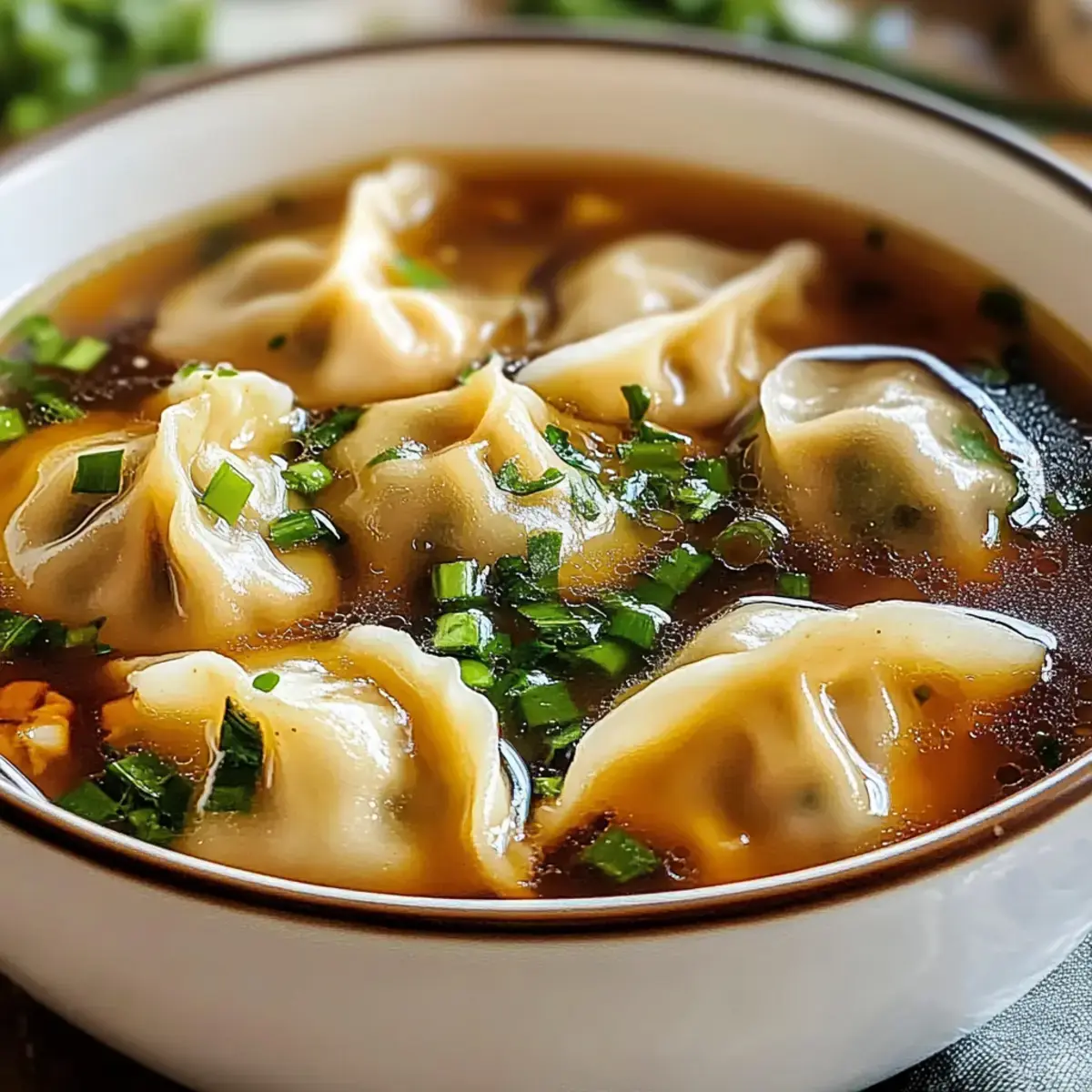 Teigtaschen Suppe
