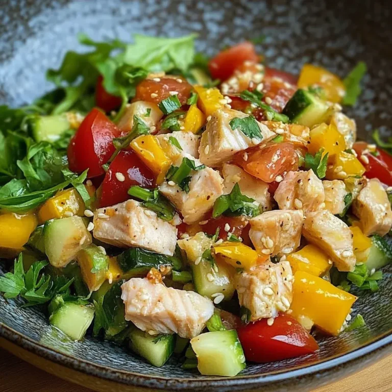 Thunfischsalat mit frischem Gemüse