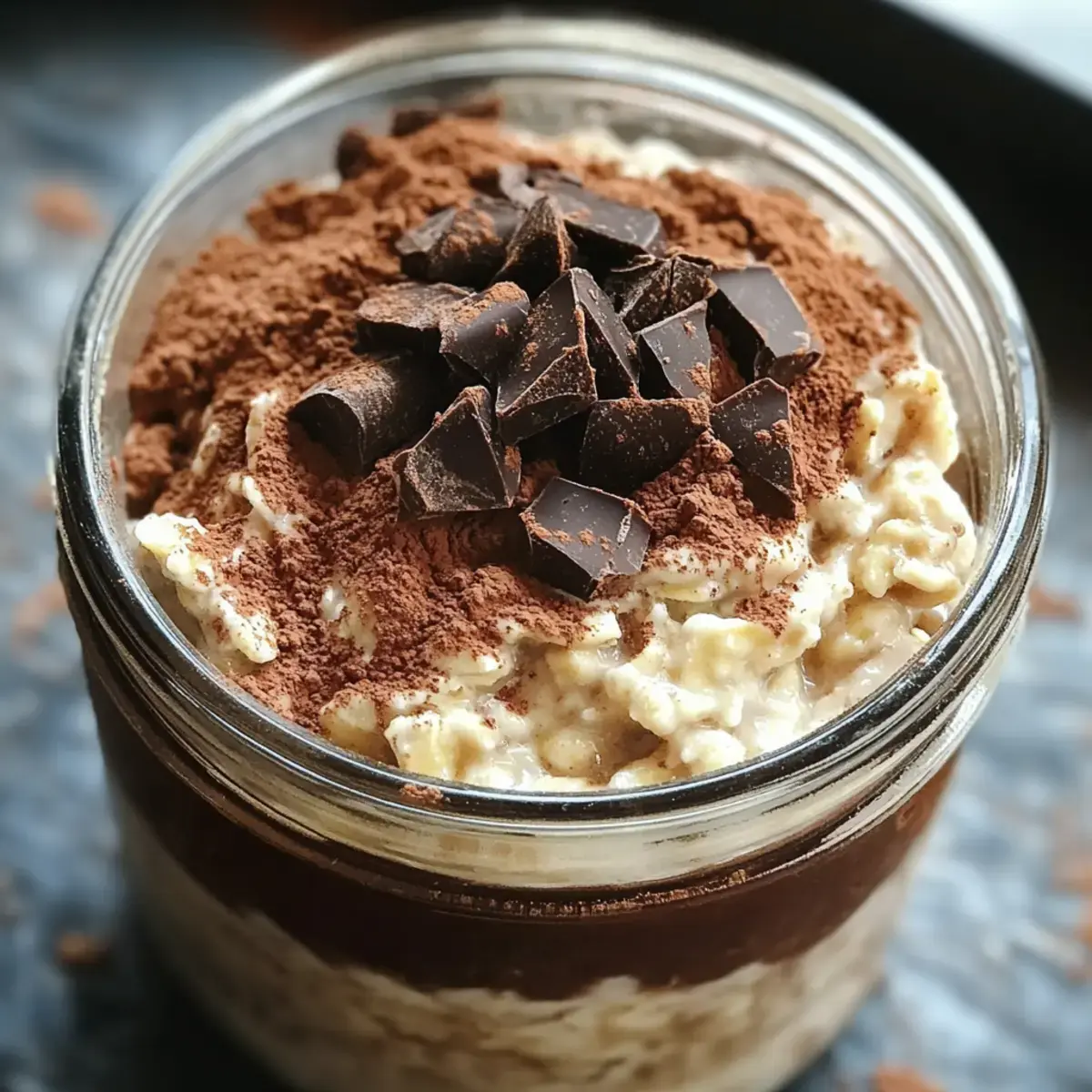 Tiramisu Protein Übernacht Haferflocken