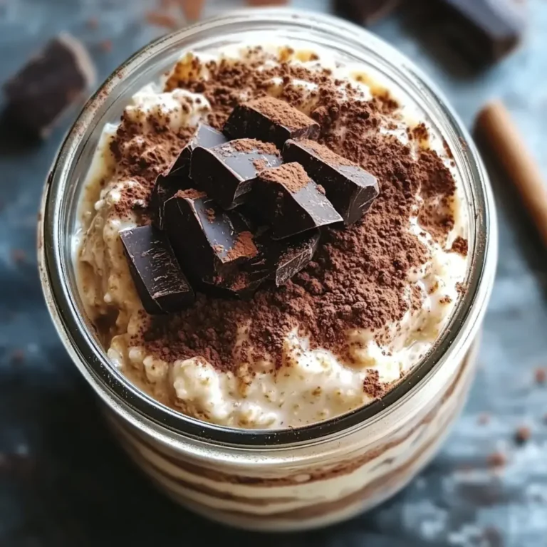 Tiramisu Protein Übernacht Haferflocken