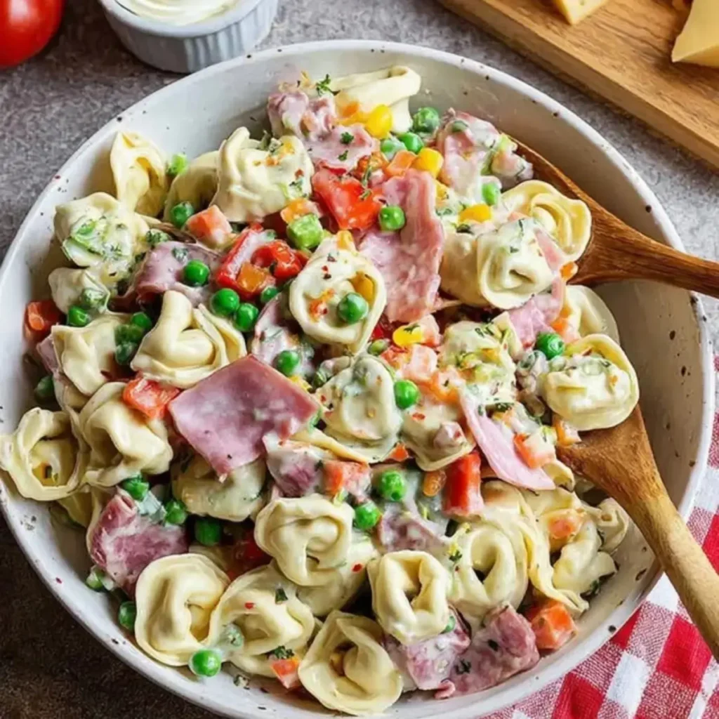 Tortellinisalat mit Schinken