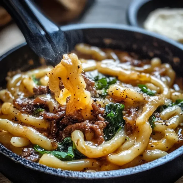Udon mit schwarzem Pfeffer