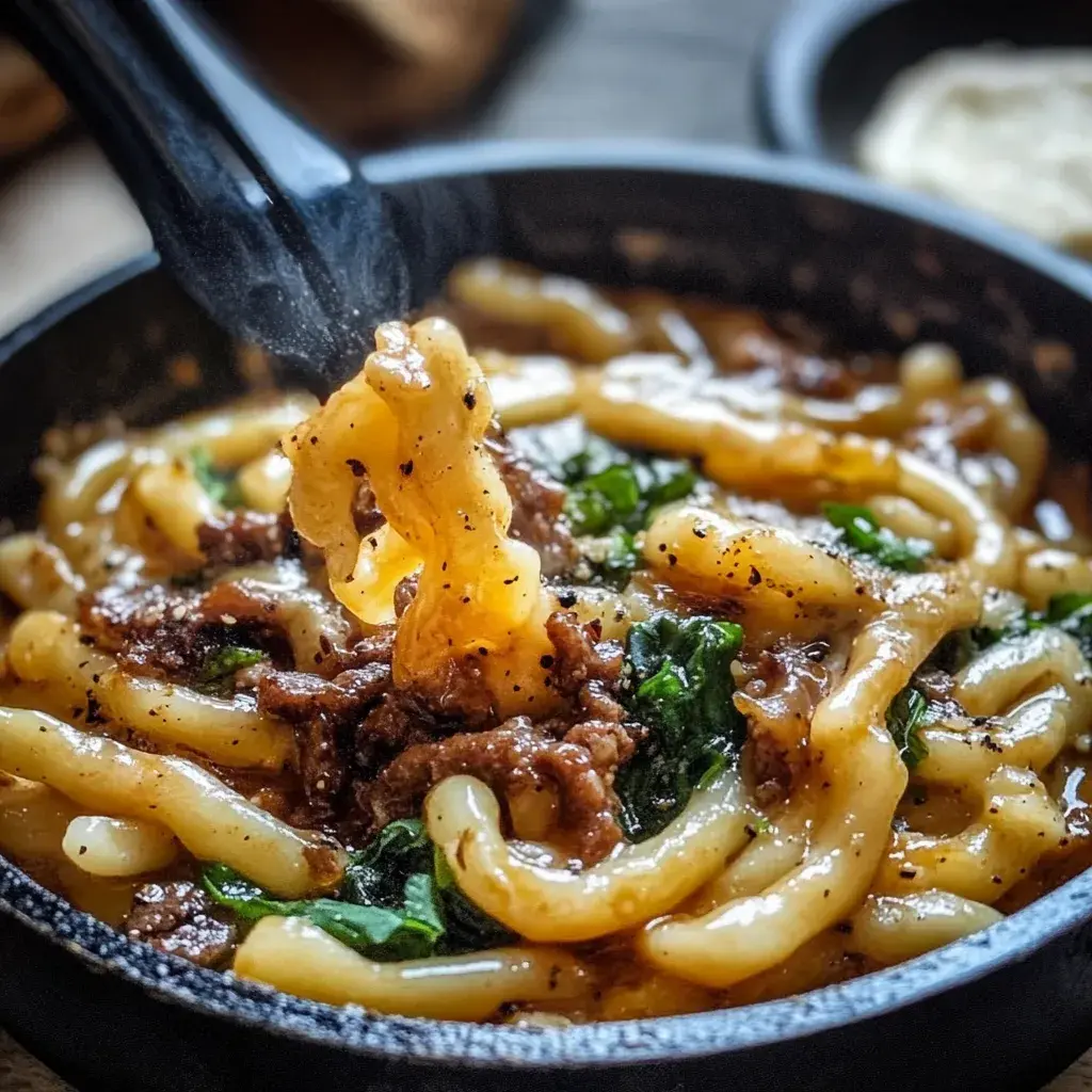 Udon mit schwarzem Pfeffer