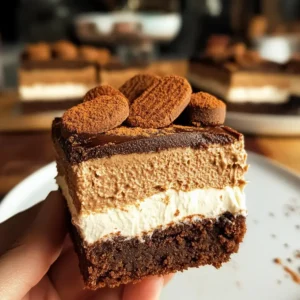 Vegane Biscoff Brownies