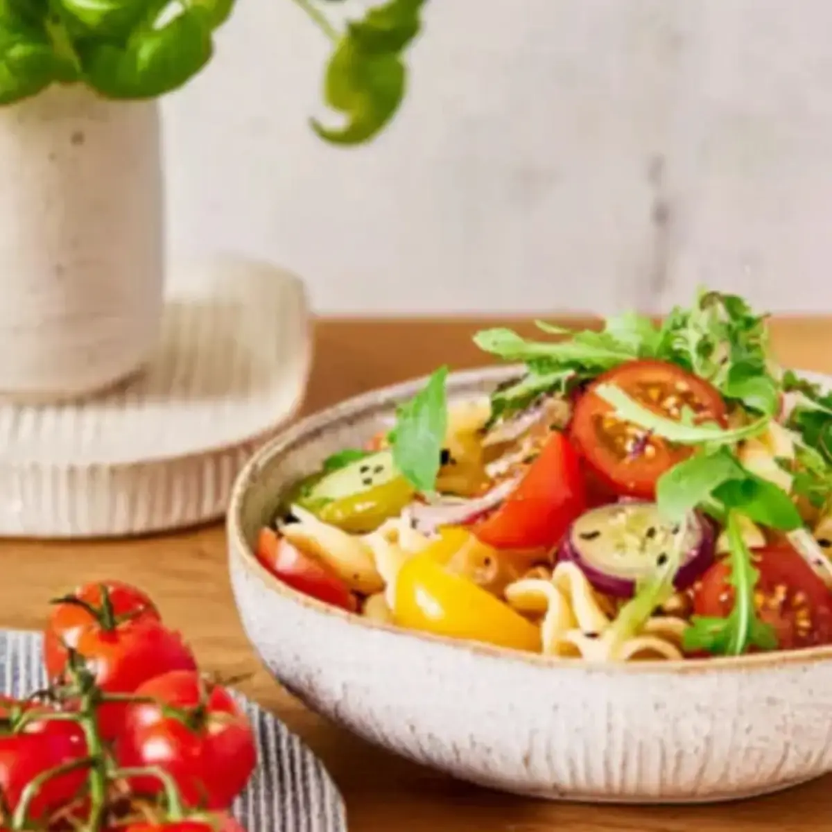 Veganer Nudelsalat