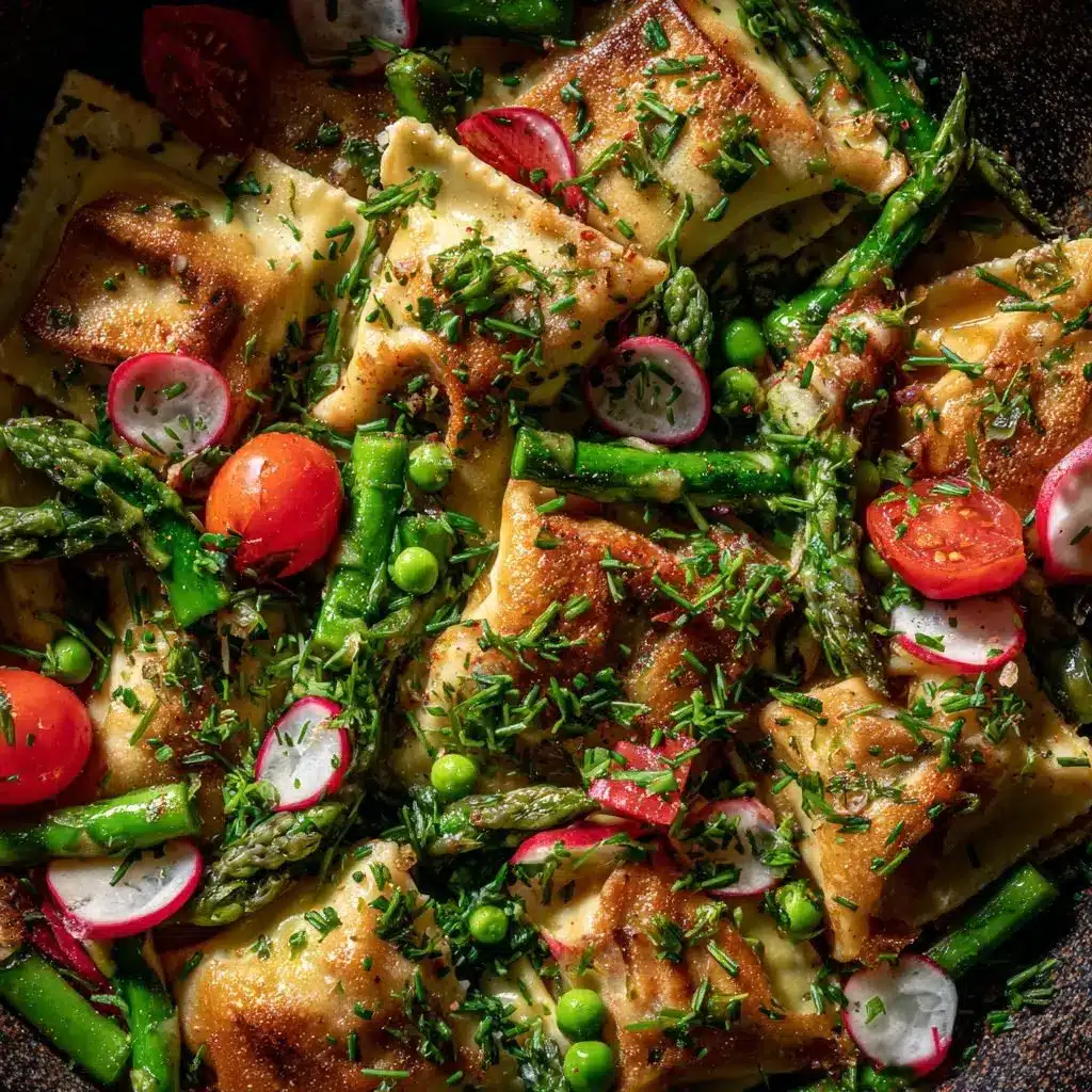 Vegetarische Maultaschenpfanne
