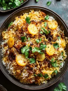 Köstliches Vegetarisches Biryani Reis mit Würzigen Gemüse!