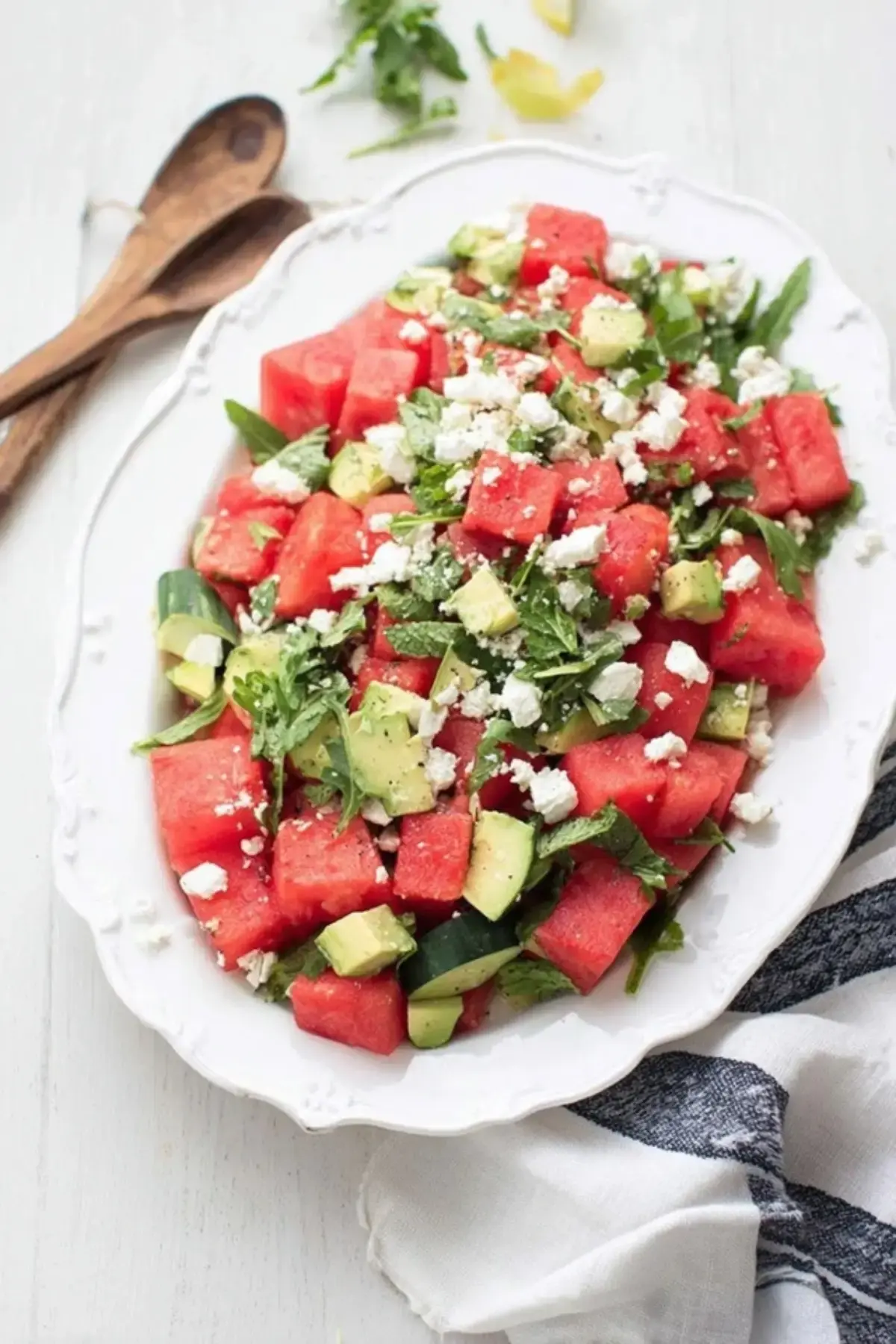 Wassermelonensalat mit Feta