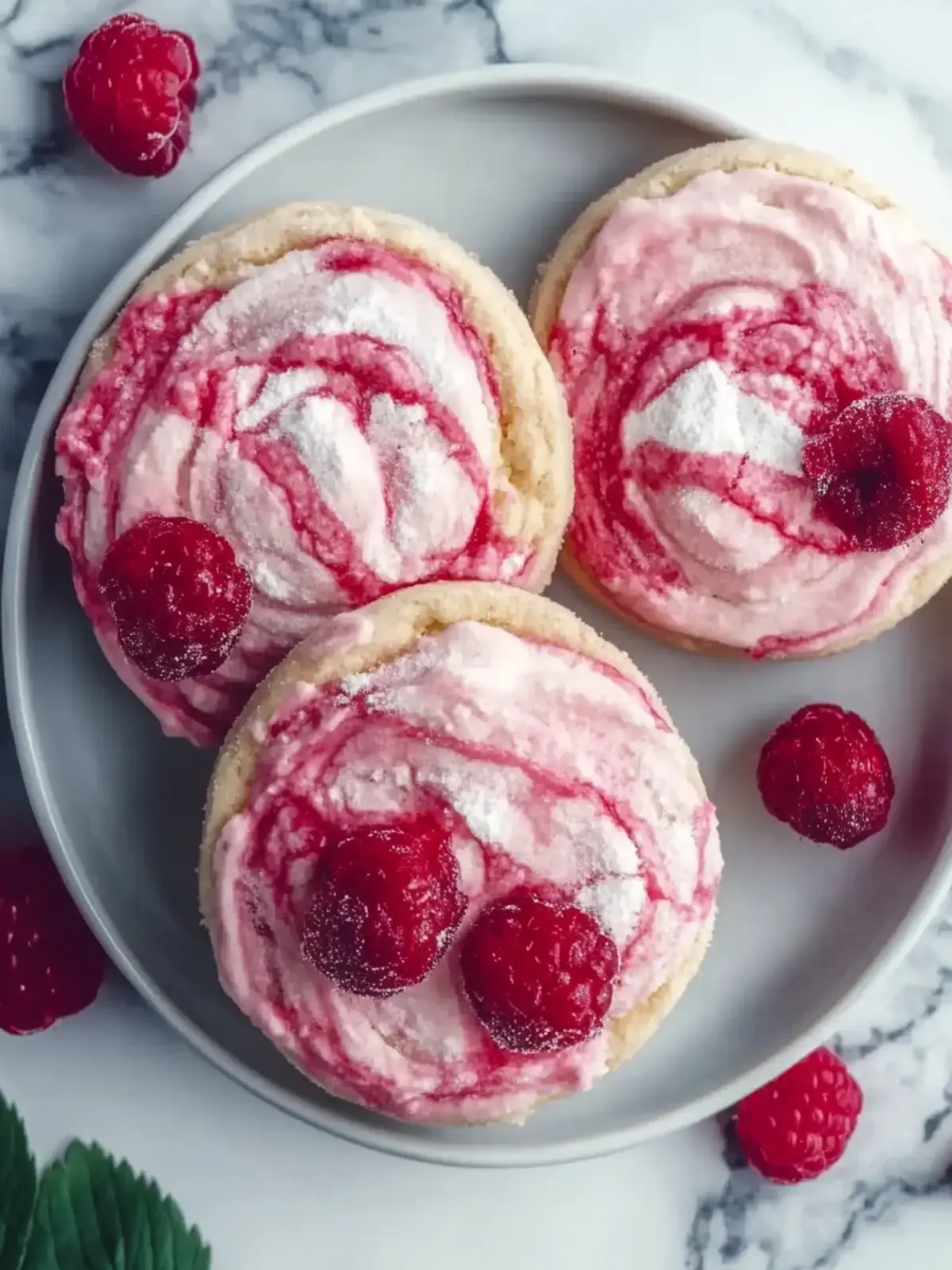 Weiche und Kauerige Himbeerzuckerplätzchen