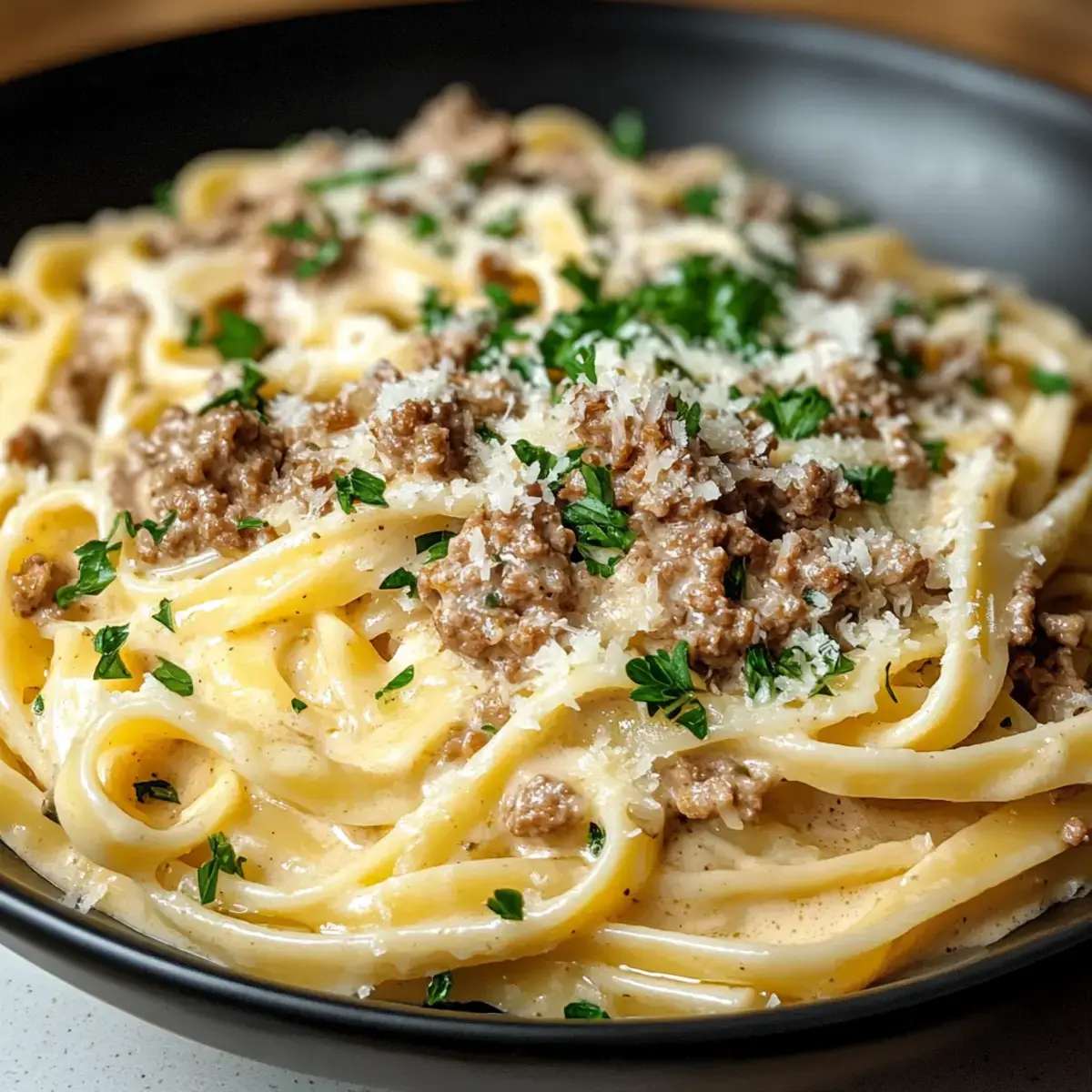 Weiße Bolognese Sauce