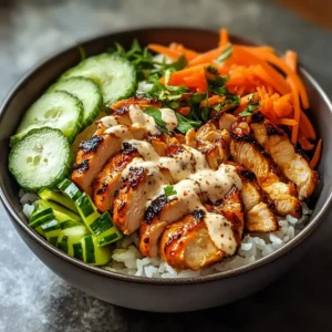 Würzige Hähnchen Bowl