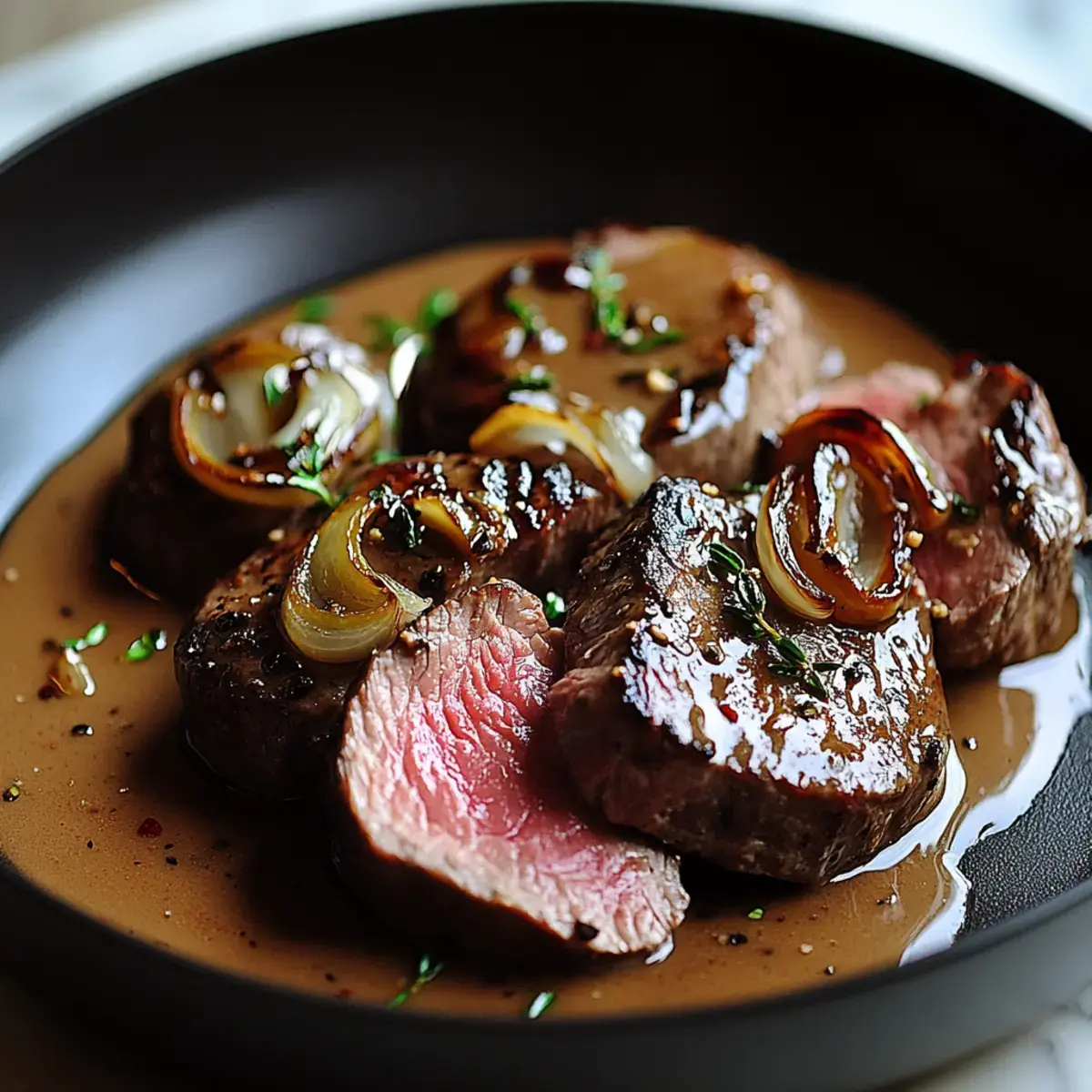 Zartes Rinderfilet mit Balsamicosauce